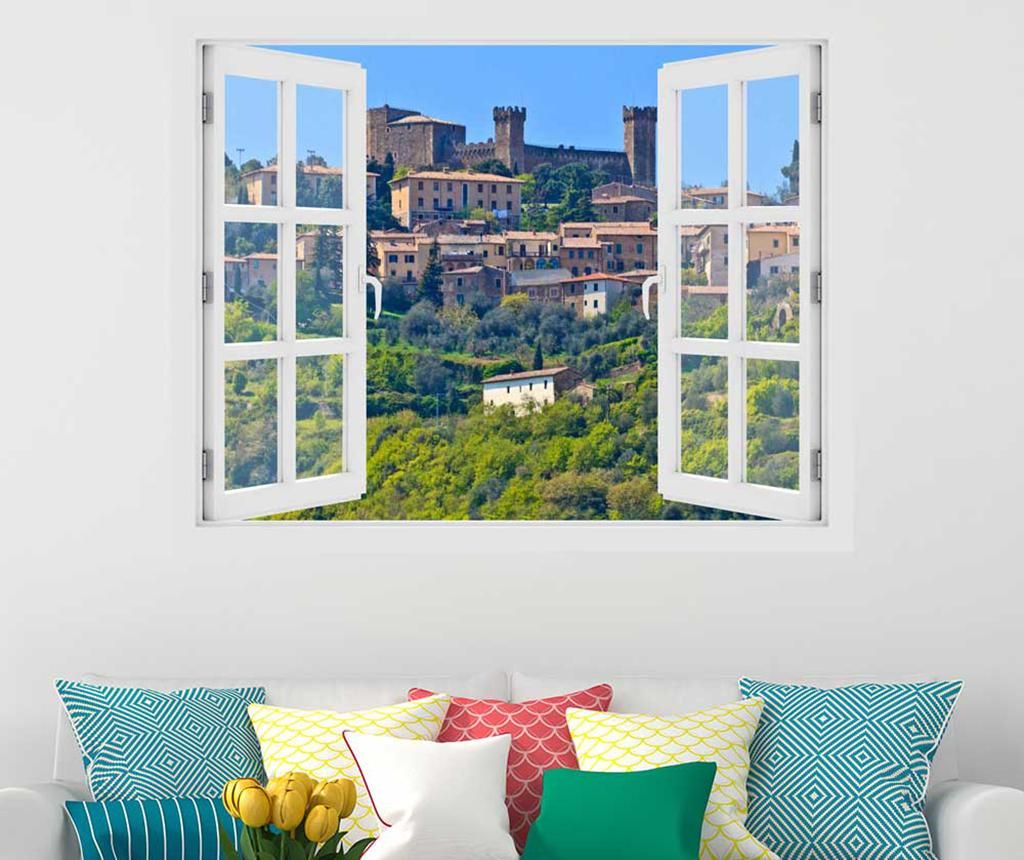 Sticker 3D Window Toscana Montalcino – BeeStick, Multicolor BeeStick